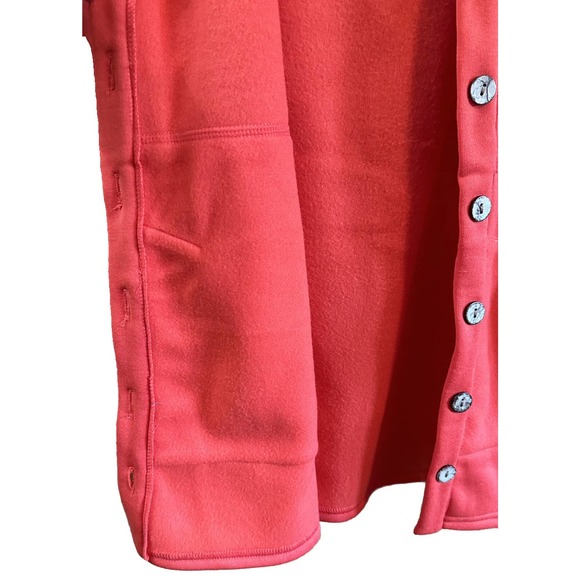 NWT, Floral Blooming Women’s Sz Medium Red Button Front Jacket w/Pockets - Picture 6 of 16